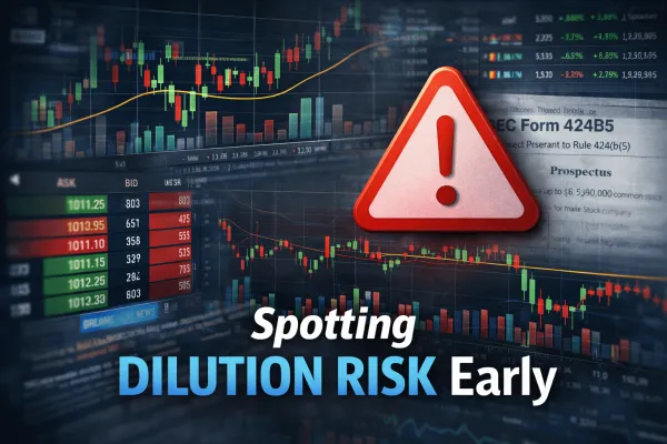 This article shows how traders can recognize dilution signals, understand offering behavior, and adjust risk before share increases impact market structure.